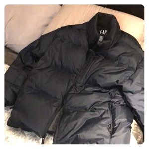 Gap hoody Shell Nylon Black Ski Winter coat Jacket